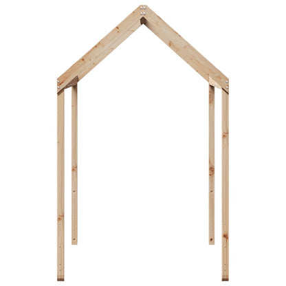 vidaXL Kids'Bed Roof 217x95,5x159 cm Solid Wood Pine