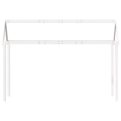 vidaXL Kids'Bed Roof White 217x95,5x159 cm Solid Wood Pine