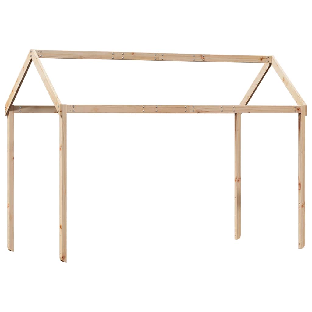 vidaXL Kids' Bed Roof 217x85.5x154 cm Solid Wood Pine