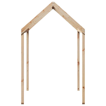 vidaXL Kids' Bed Roof 217x85.5x154 cm Solid Wood Pine