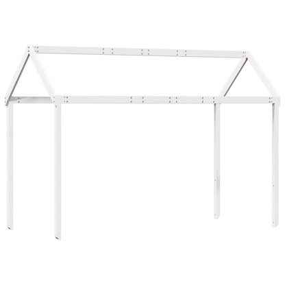 vidaXL Kids'Bed Roof White 217x85,5x154 cm Solid Wood Pine