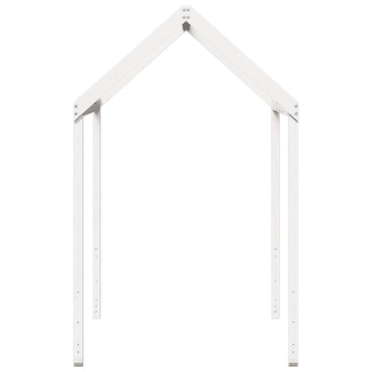 vidaXL Kids' Bed Roof White 217x85.5x154 cm Solid Wood Pine