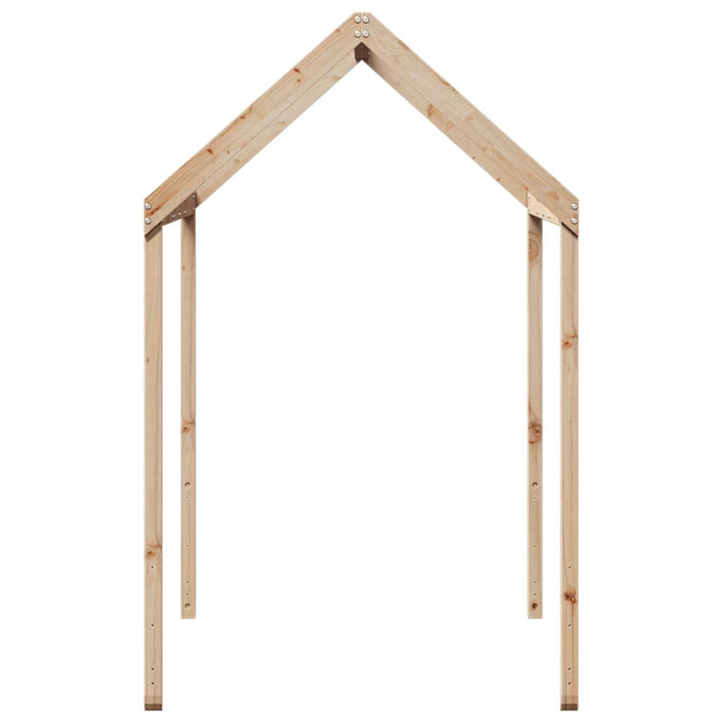 vidaXL Kids' Bed Roof 207x95.5x159 cm Solid Wood Pine