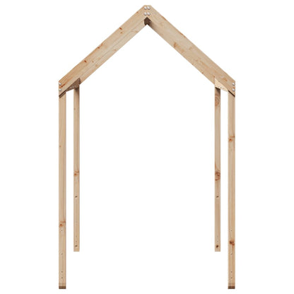 vidaXL Kids' Bed Roof 207x95.5x159 cm Solid Wood Pine
