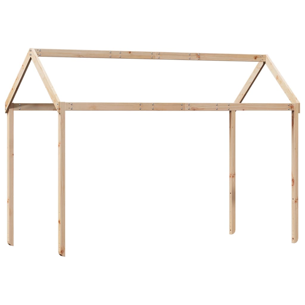 vidaXL Kids' Bed Roof 207x95.5x159 cm Solid Wood Pine