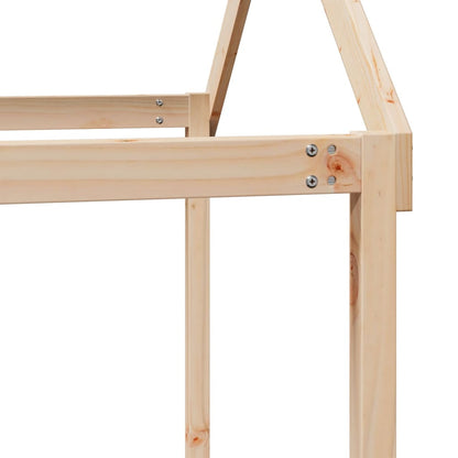 vidaXL Kids' Bed Roof 207x95.5x159 cm Solid Wood Pine