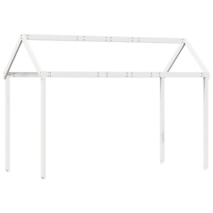 vidaXL Kids' Bed Roof White 207x95.5x159 cm Solid Wood Pine