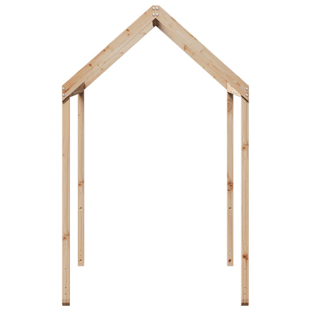 vidaXL Kids'Bed Roof 207x80,5x151,5 cm Solid Wood Pine