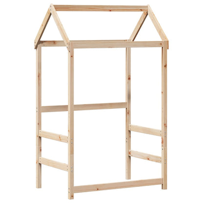 vidaXL Kids' Bed Roof 118x70x176.5 cm Solid Wood Pine