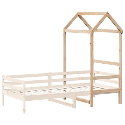 vidaXL Kids'Bed Roof 118x70x176,5 cm Solid Wood Pine