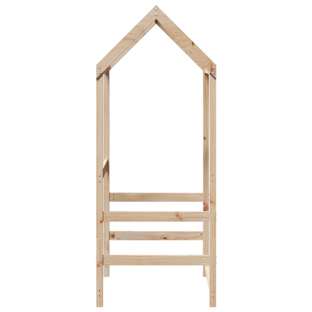 vidaXL Kids' Bed Roof 118x70x176.5 cm Solid Wood Pine