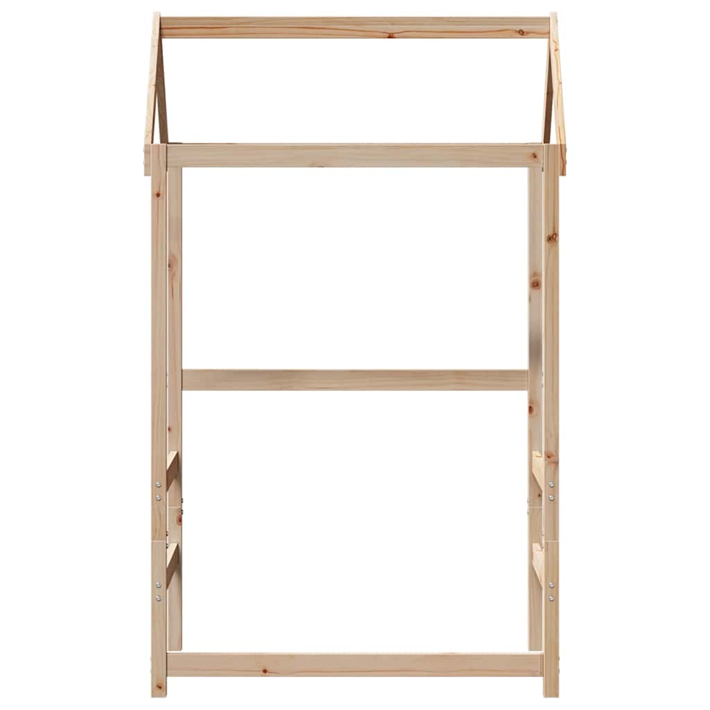 vidaXL Kids' Bed Roof 98x70x176.5 cm Solid Wood Pine
