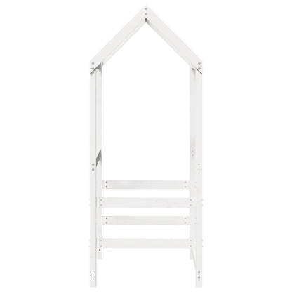 vidaXL Kids'Bed Roof White 98x70x176,5 cm Solid Wood Pine
