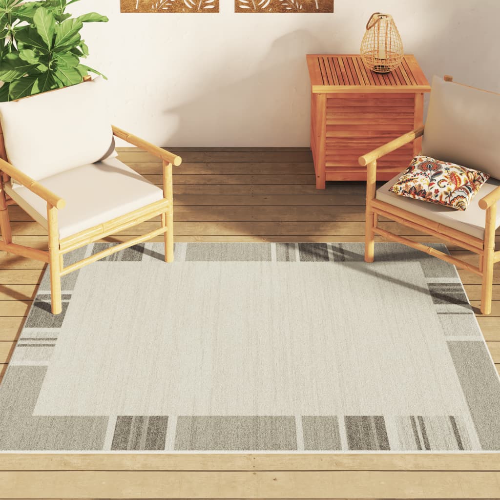 vidaXL Indoor & Outdoor Rug Short Pile Multicolour 120x180 cm