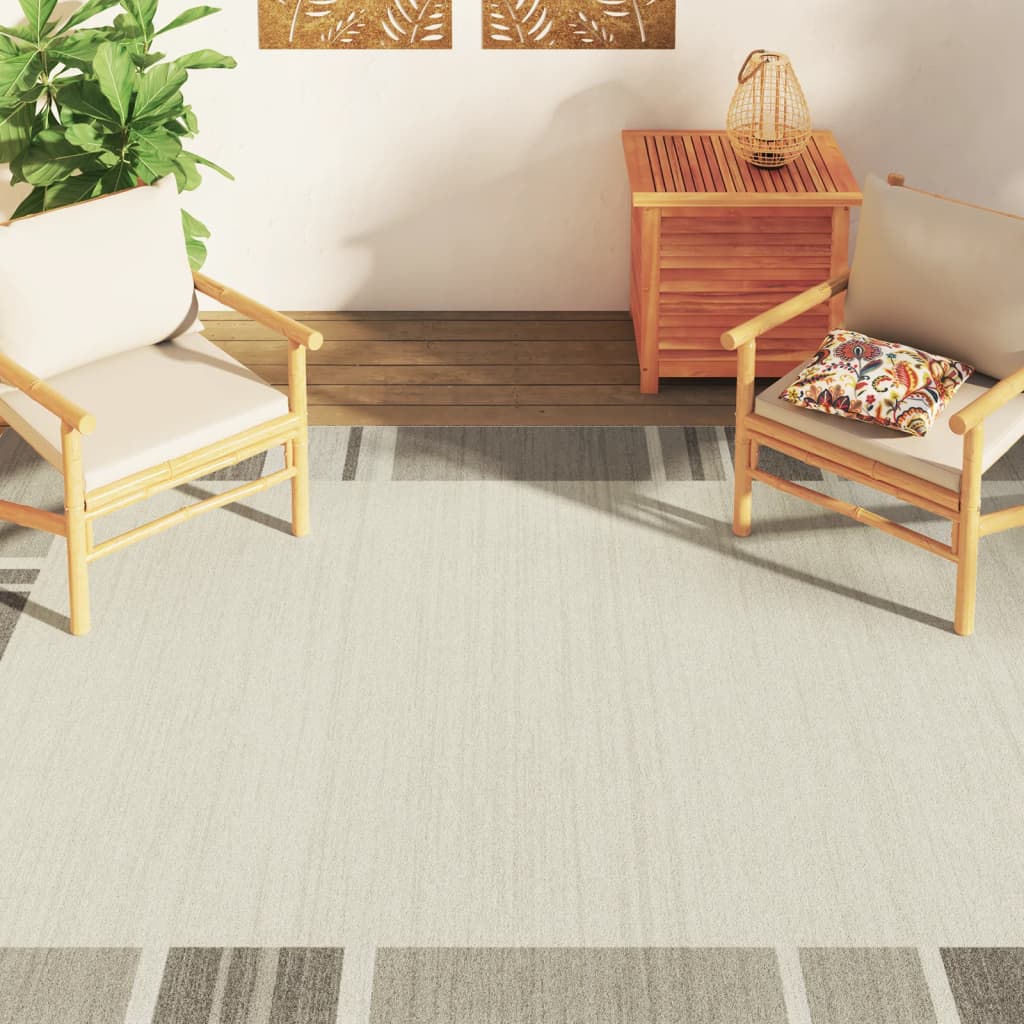 vidaXL Indoor & Outdoor Rug Short Pile Multicolour 190x300 cm