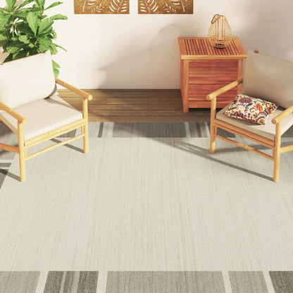 vidaXL Indoor & Outdoor Rug Short Pile Multicolour 190x300 cm