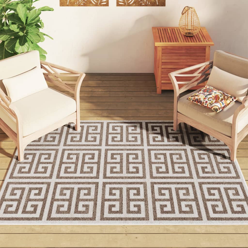 vidaXL Indoor & Outdoor Rug Short Pile Multicolour 120x180 cm