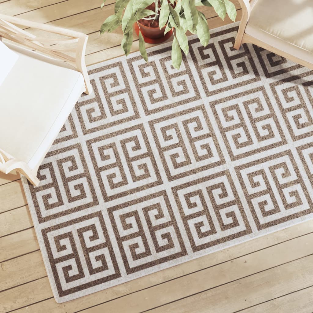vidaXL Indoor & Outdoor Rug Short Pile Multicolour 120x180 cm