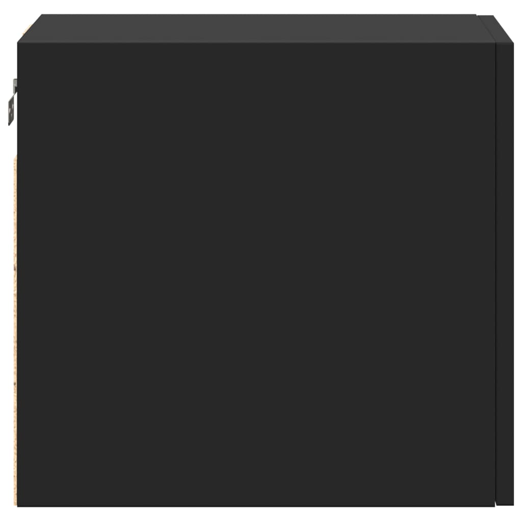 vidaXL Wall Cabinet Black 30x42.5x40 cm Engineered Wood