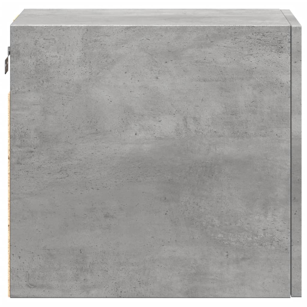 vidaXL Wall Cabinet Concrete Grey 30x42.5x40 cm Engineered Wood