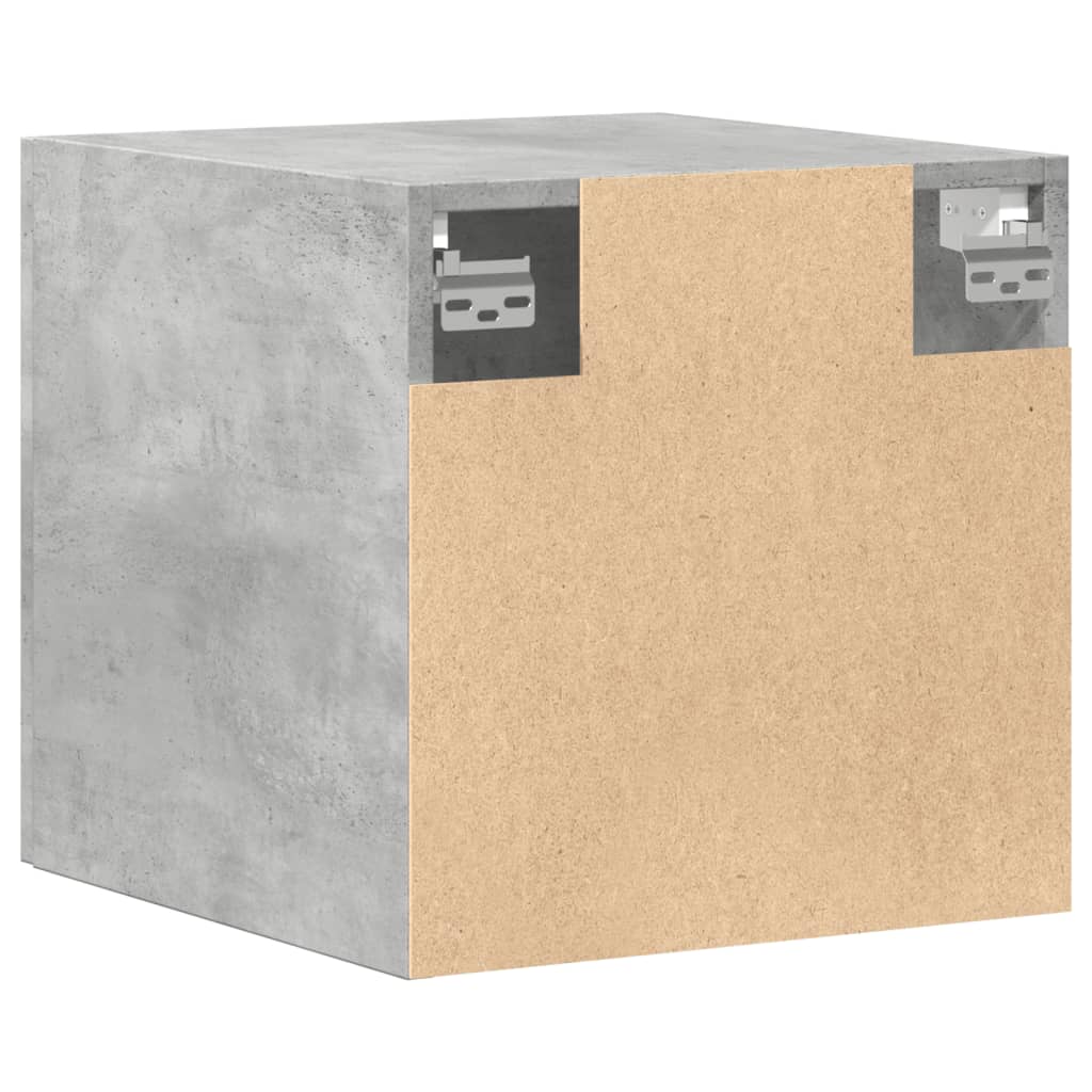 vidaXL Wall Cabinet Concrete Grey 40x42,5x40 cm Engineered Wood