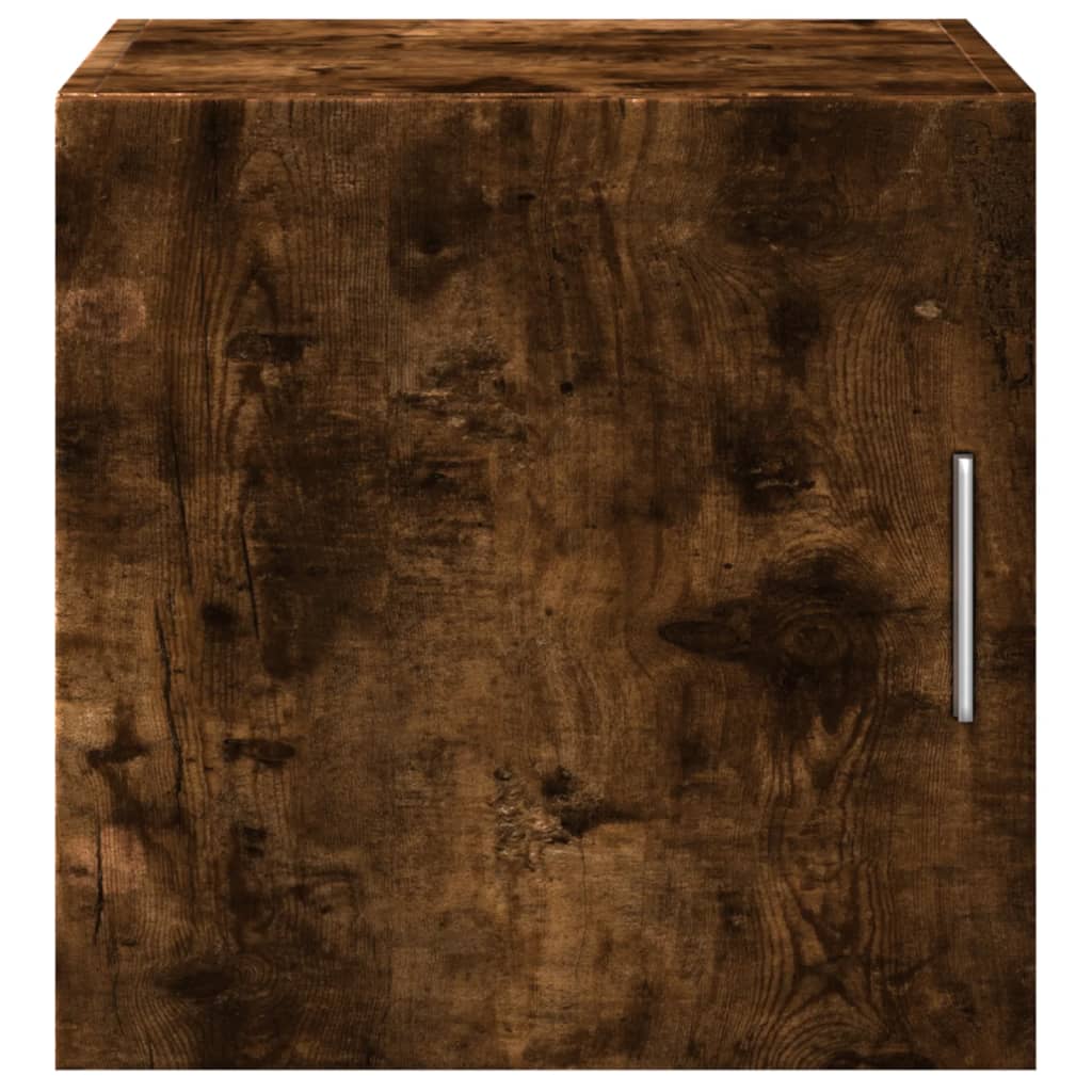 vidaXL Wall Cabinet Smoked Oak 40x42,5x40 cm Engineered Wood