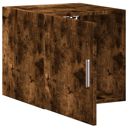 vidaXL Wall Cabinet Smoked Oak 40x42,5x40 cm Engineered Wood