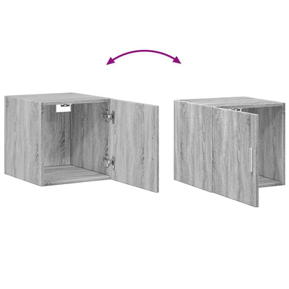 vidaXL Wall Cabinet Grey Sonoma 40x42,5x40 cm Engineered Wood