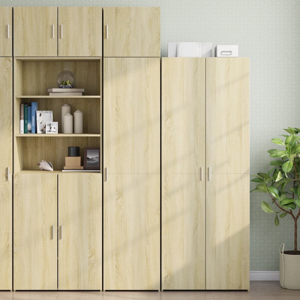 vidaXL Wall Cabinet Sonoma Oak 45x42,5x40 cm Engineered Wood