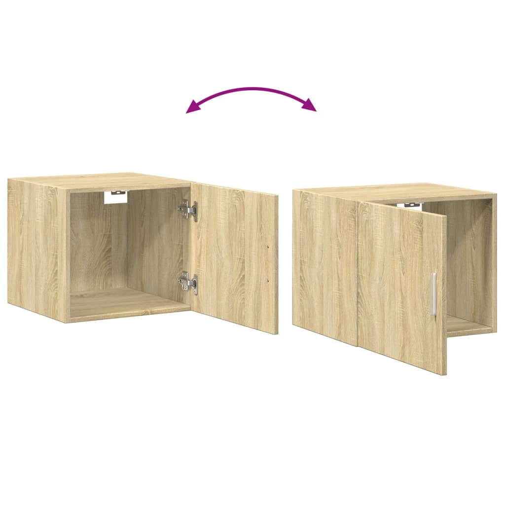 vidaXL Wall Cabinet Sonoma Oak 45x42,5x40 cm Engineered Wood