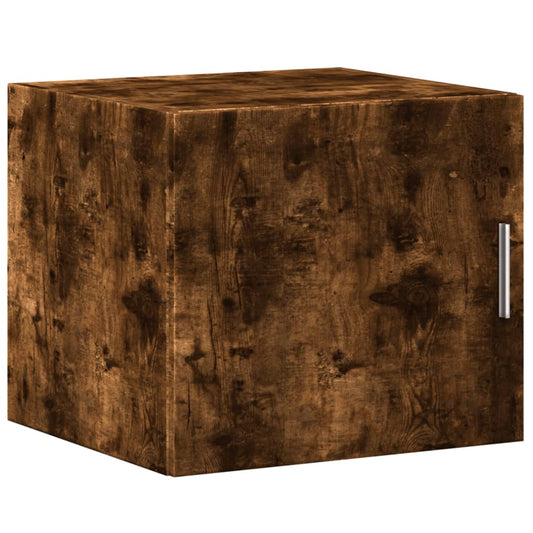 vidaXL Wall Cabinet Smoked Oak 45x42,5x40 cm Engineered Wood