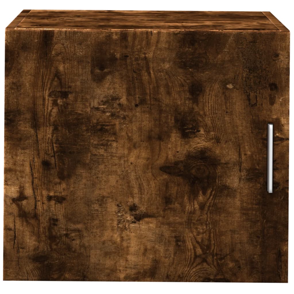 vidaXL Wall Cabinet Smoked Oak 45x42,5x40 cm Engineered Wood