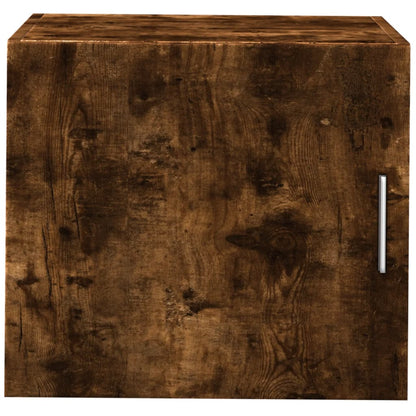 vidaXL Wall Cabinet Smoked Oak 45x42,5x40 cm Engineered Wood