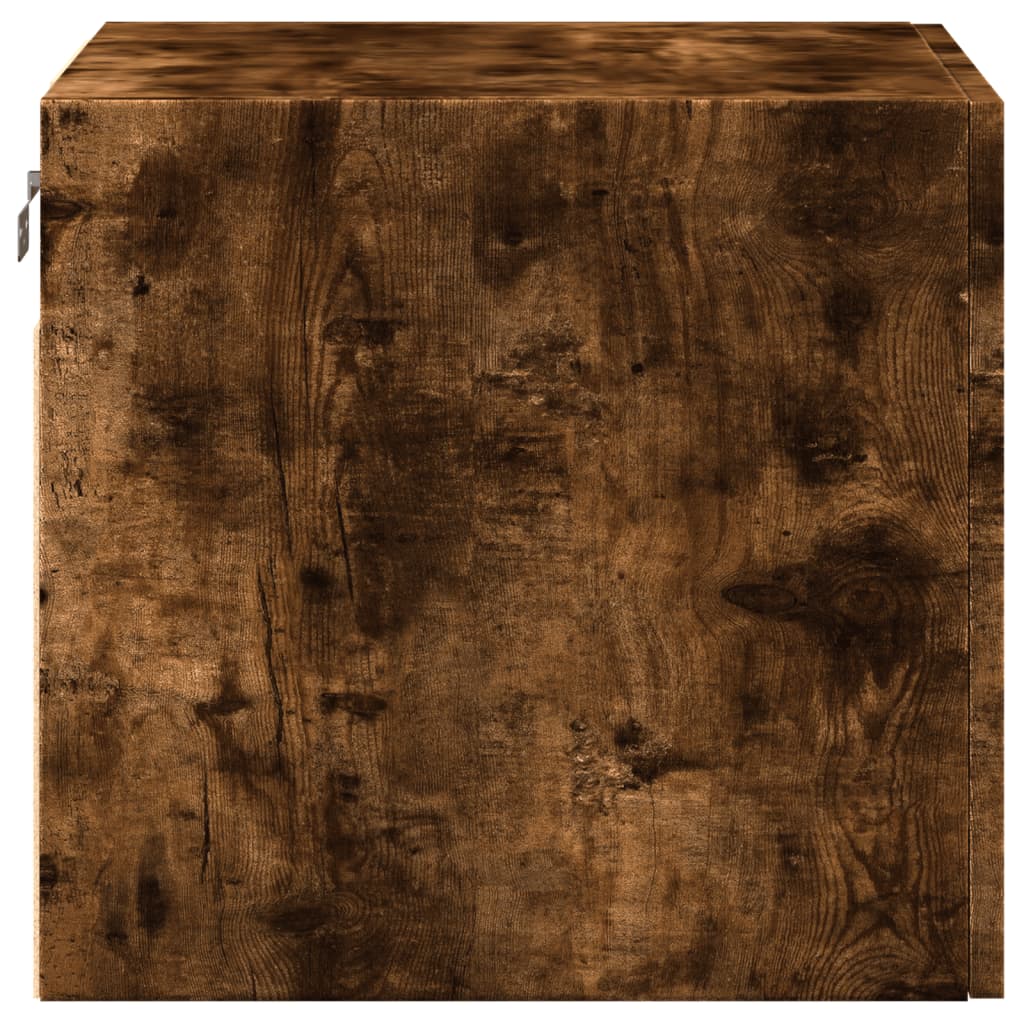 vidaXL Wall Cabinet Smoked Oak 45x42,5x40 cm Engineered Wood