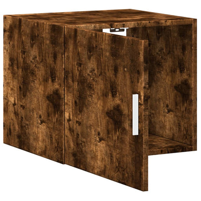 vidaXL Wall Cabinet Smoked Oak 45x42,5x40 cm Engineered Wood