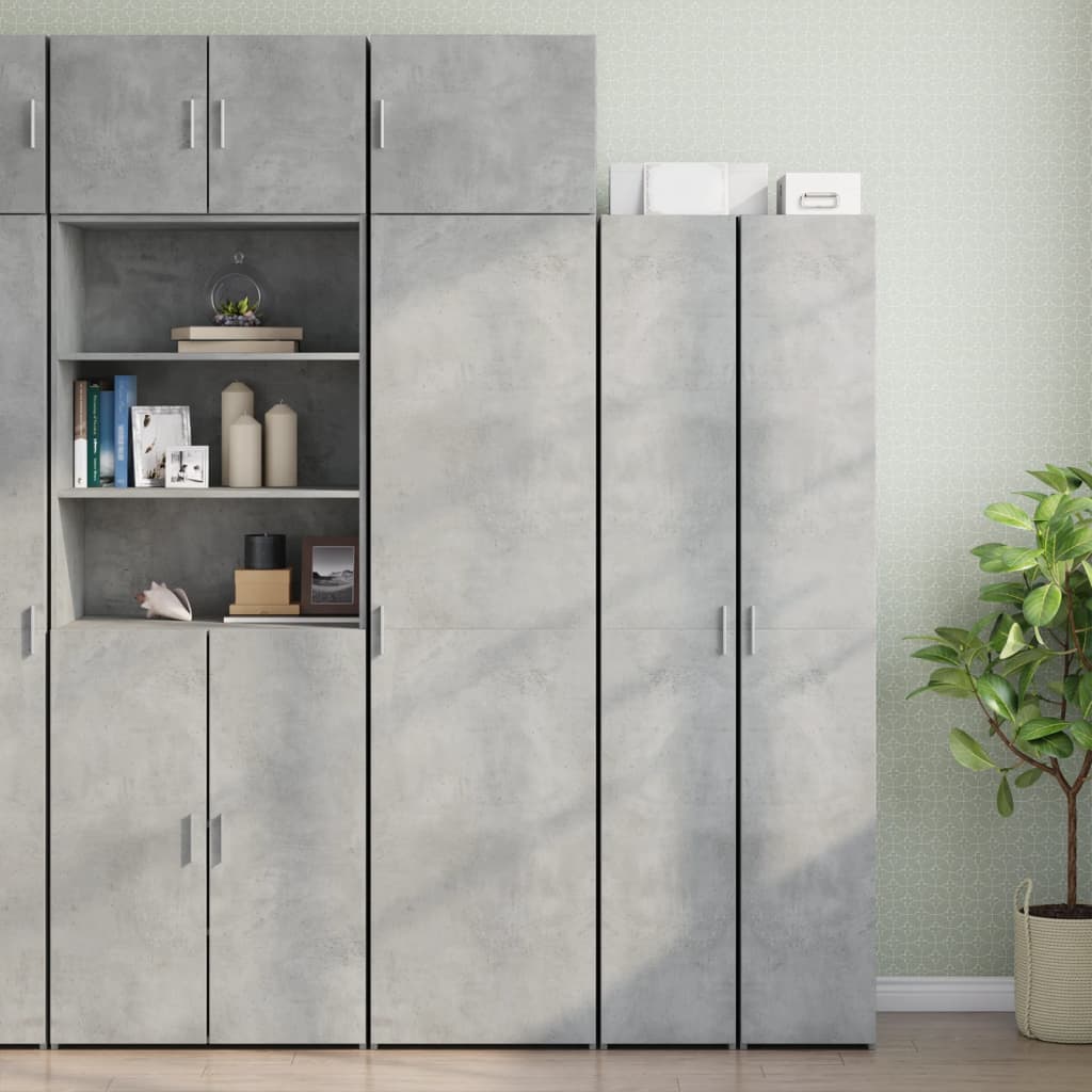 vidaXL Wall Cabinet Concrete Grey 50x42.5x40 cm Engineered Wood