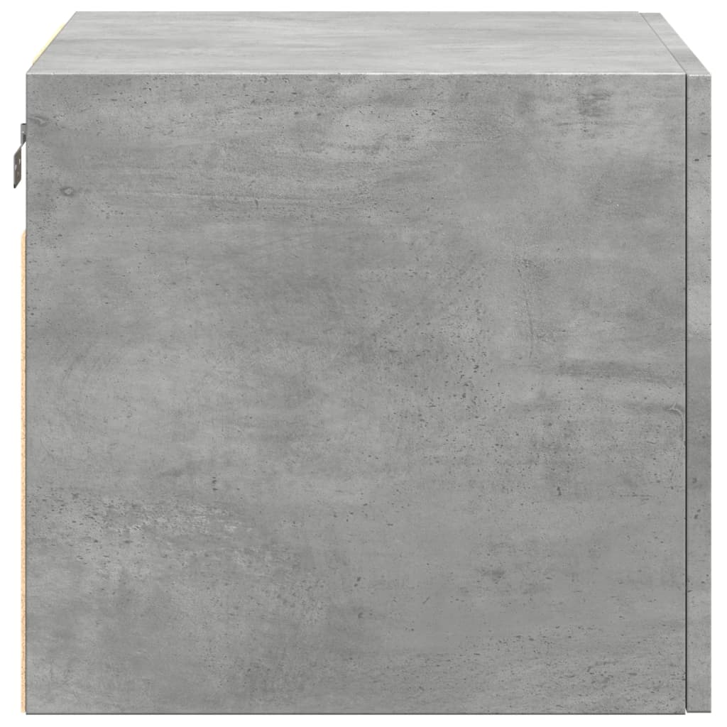 vidaXL Wall Cabinet Concrete Grey 50x42.5x40 cm Engineered Wood