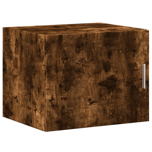 vidaXL Wall Cabinet Smoked Oak 50x42.5x40 cm Engineered Wood