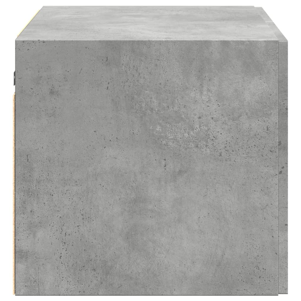 vidaXL Wall Cabinet Concrete Grey 70x42,5x40 cm Engineered Wood
