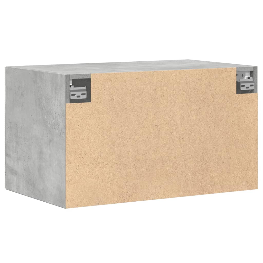 vidaXL Wall Cabinet Concrete Grey 70x42,5x40 cm Engineered Wood