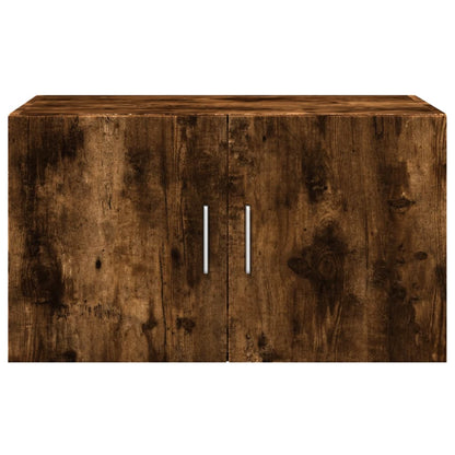 vidaXL Wall Cabinet Smoked Oak 70x42.5x40 cm Engineered Wood