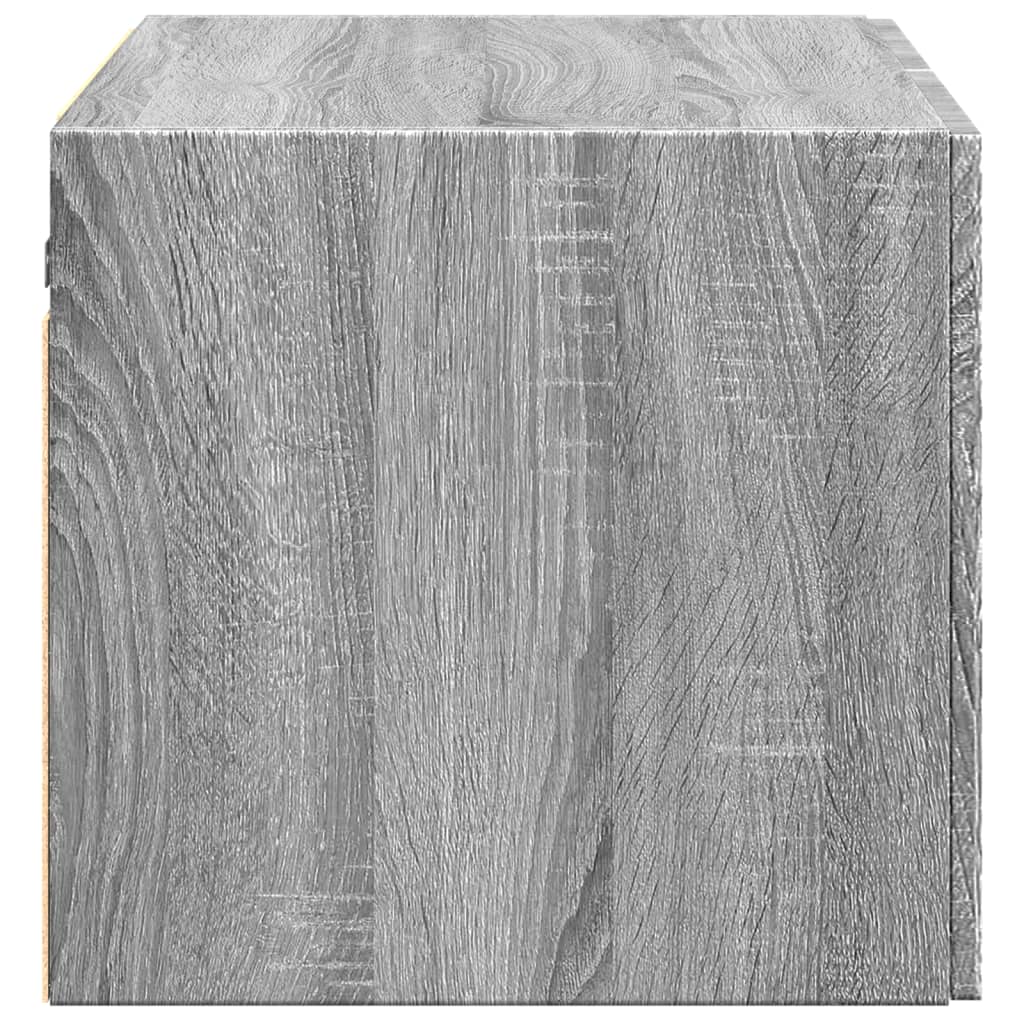 vidaXL Wall Cabinet Grey Sonoma 70x42,5x40 cm Engineered Wood
