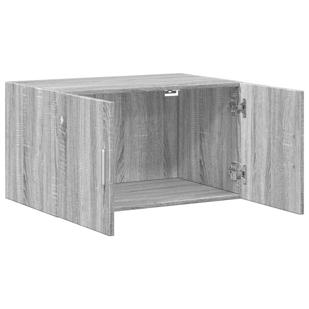 vidaXL Wall Cabinet Grey Sonoma 70x42,5x40 cm Engineered Wood