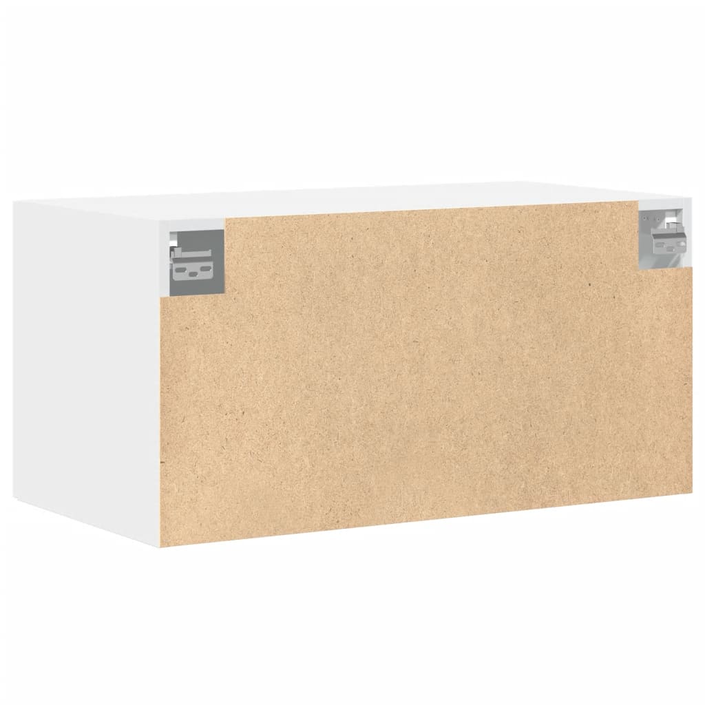 vidaXL Wall Cabinet White 80x42.5x40 cm Engineered Wood