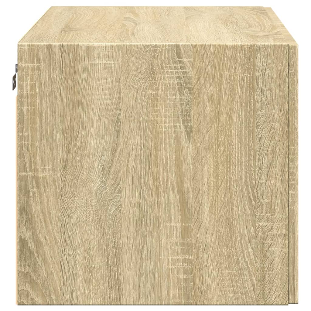vidaXL Wall Cabinet Sonoma Oak 80x42,5x40 cm Engineered Wood