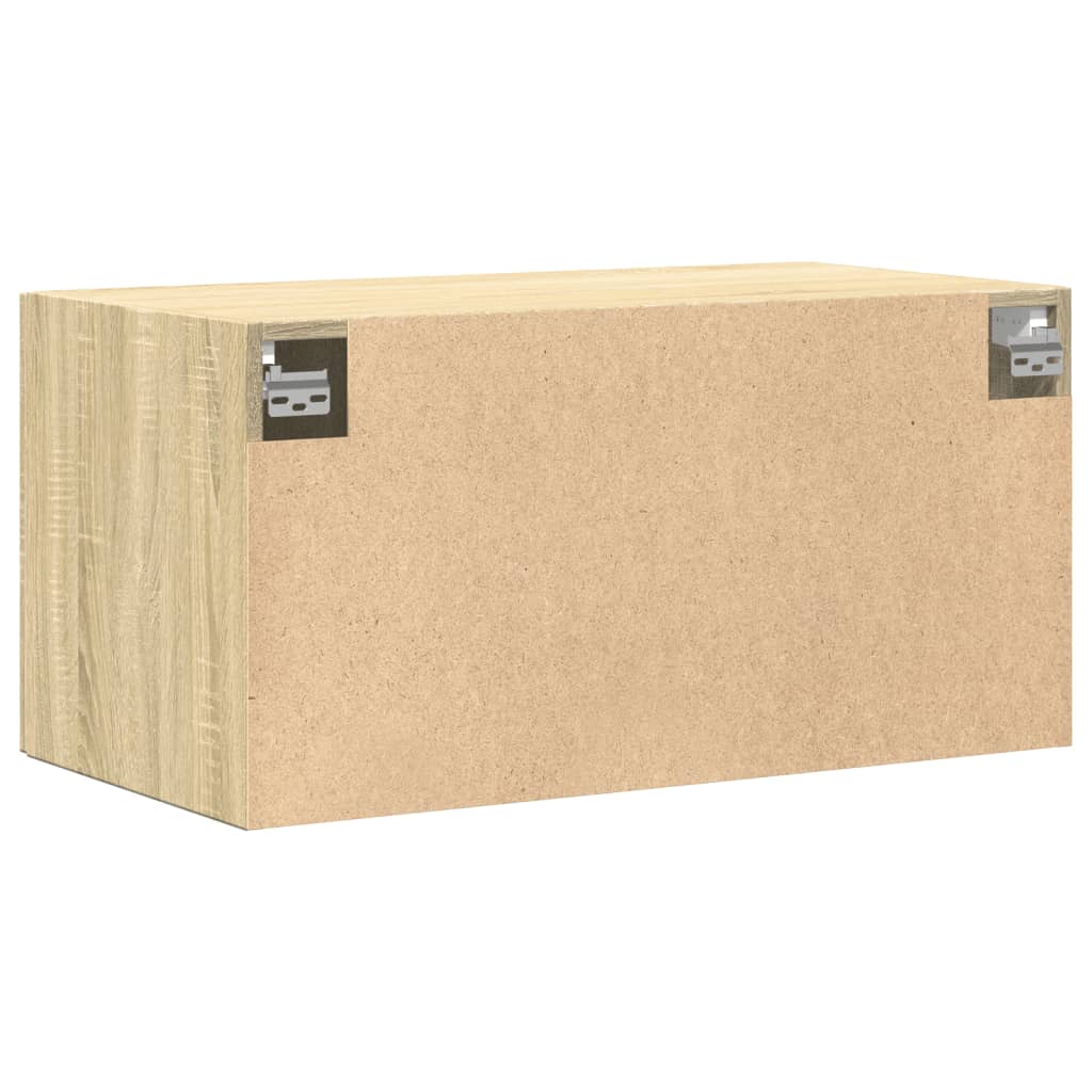 vidaXL Wall Cabinet Sonoma Oak 80x42,5x40 cm Engineered Wood