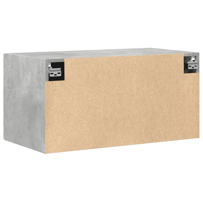 vidaXL Wall Cabinet Concrete Grey 80x42,5x40 cm Engineered Wood