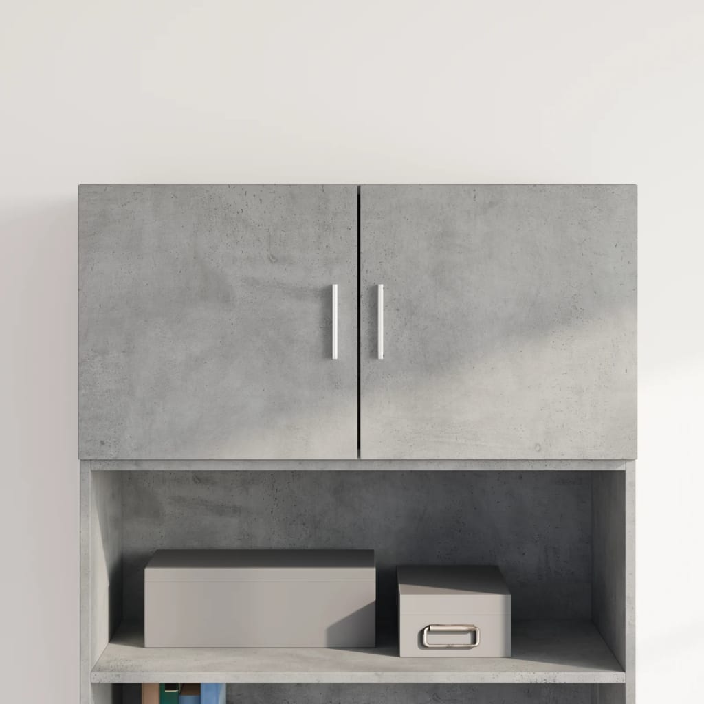 vidaXL Wall Cabinet Concrete Grey 80x42,5x40 cm Engineered Wood