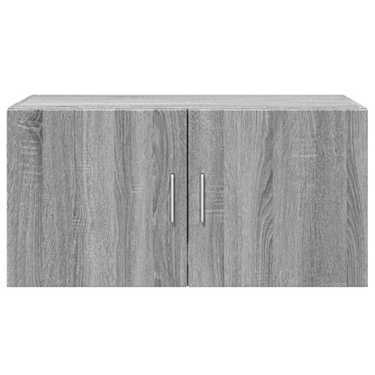 vidaXL Wall Cabinet Grey Sonoma 80x42,5x40 cm Engineered Wood