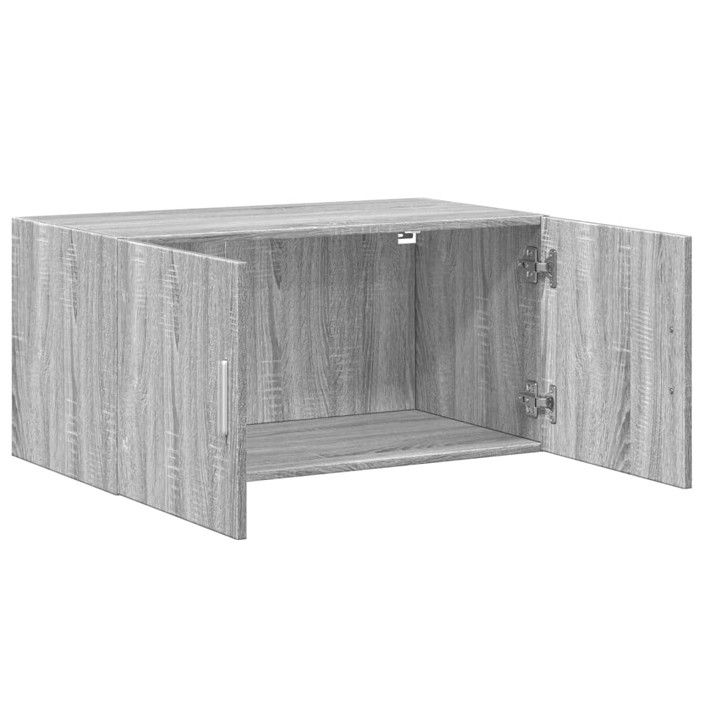 vidaXL Wall Cabinet Grey Sonoma 80x42,5x40 cm Engineered Wood